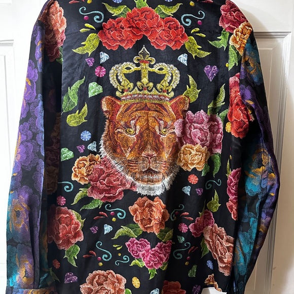 Robert Graham limited  silk button down shirt - Picture 4 of 14